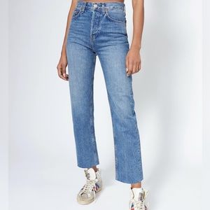 Re/done stovepipe jean